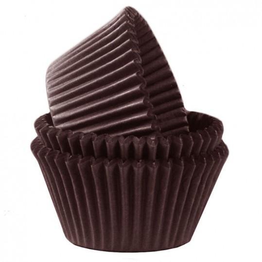 (BULK) {SPECIAL SZ} Brown Cupcake Liners 2400 count Bakers Stock